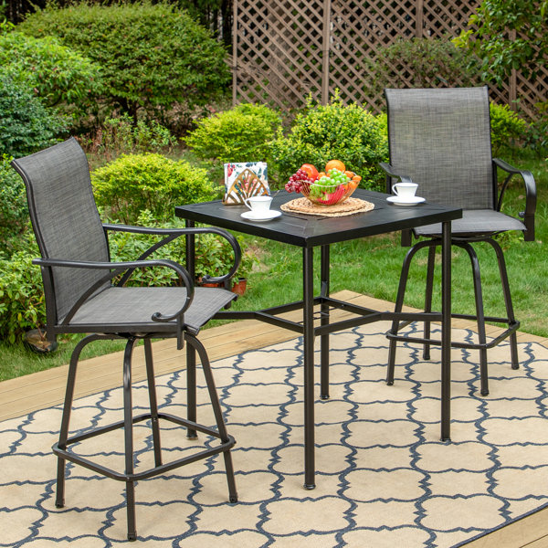 Lark Manor Alyne 2 Person Square Outdoor Dining Set & Reviews Wayfair